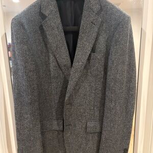 J. Crew Men's Tweed Grey Herringbone Sport Coat 41R